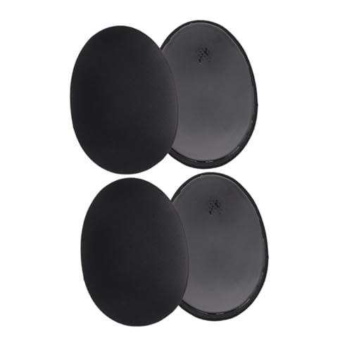 Yardwe 2 Pairs Self-adhesive Silicone Butt Enhance Pads for Women Removable Padded Inserts with Soft Comfortable Material Seamless Hip Lift and Butt Cushion Black