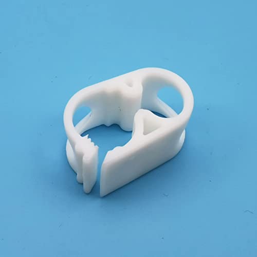 50 abrazaderas de cierre de flujo de manguera resistentes a altas temperaturas de 3 a 6 mm, abrazadera de tubo de plástico ajustable para control de flujo, válvula de pellizco de laboratorio Cover