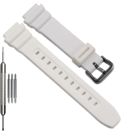 Bracelet en caoutchouc pour Casio MRW200H en élastomère haute résistance