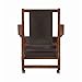 Coaster Home Furnishings - Ida - Rubberwood - Upholstered Rocking Chair with Rocker Base and Padded Seat - Living Room - Tobacco & Dark Brown - 600058