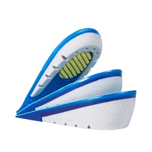 Plantillas Hombre Plantillas for aumentar la altura de los zapatos, almohadillas de gel de silicona for hombres y mujeres, talón invisible, elevación de 1 a 3 cm. Plantillas Mujer(2.5)
