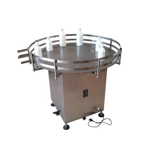 Bottle Unscrambler Bottle Transfer Conveyor Bottle Distributing Turntable Accumulation Rotary for Bottle Import Collection 4 Optional Diameter Turntable (600)