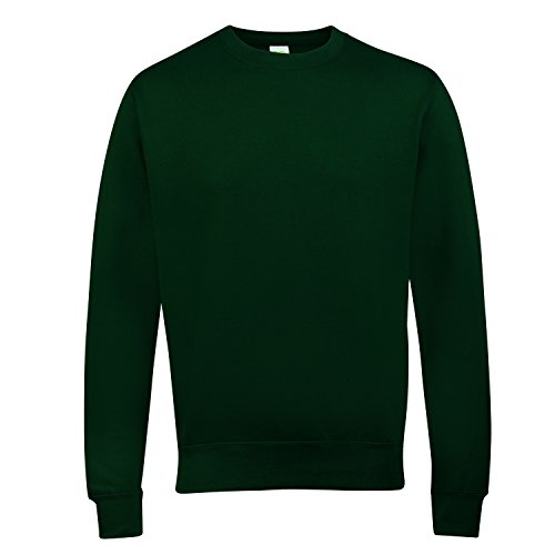 AWDis Men's Sweat Sweatshirt, Green (Forest Green), X-Large