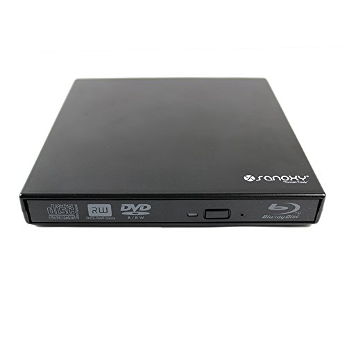 Quemadora Blu-Ray externa delgada SANOXY USB 2.0