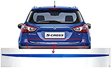Verkoper S Cross/S-Cross/S.Cross Chrome Plated Dicky Patti Garnish/Back Door Garnish/Trunk Lid Garnish (01 Pcs)