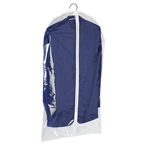 WENKO Kleidersack Transparent 100 x 60 cm - Kleiderhülle Cover