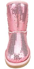 The Doll Maker Metallic Gold Sequins Snow Boot2