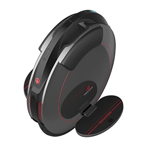 INMOTION V5 Electric Unicycle, One Wheel Self Balancing Scooter, Max Speed 12.4mph, Unique Spin-kill Button, Comfortable Leg Pads, for Commuting and Traveling