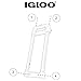 Igloo Replacement Telescoping Handle for Ice Cube and Latitude 60 Qt Wheeled Cooler