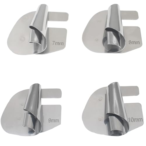 Juego de 4 Pies Dobladillo Rizado de Acero Inoxidable para Máquina de Coser miniatura 1