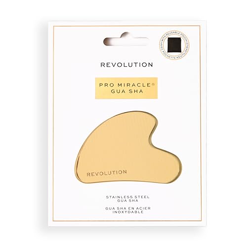 Revolution Pro Miracle Contouring Gua Sha, Stainless Steel Facial Tool for a Sculpted & Refreshed Look