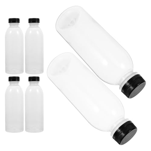 TOBBOMEY 6�Z�b�g 500ml PET���ۑ��p��{�g�� �W�t�� �X�N�����[�L���b�v �����ǍD ���������ۑ��ɍœK �ė��p�\�ȕۊǗp�W���[���ĕ֗� �����_���J���[