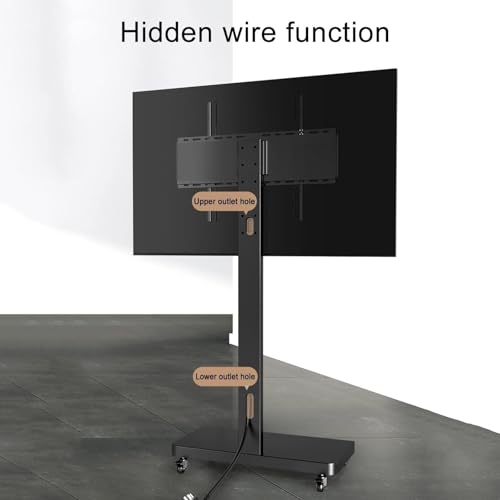 Soporte móvil para TV con ruedas, ajustable 32 a 70 pulgadas miniatura 4