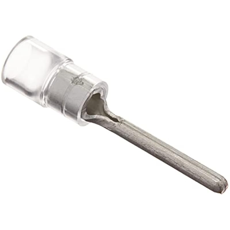 니치후端子 工業 銅Line용 環境配慮shape 絶縁被覆付圧着端子 TC형 棒형 透明 TMEX TC-2-16-CLR