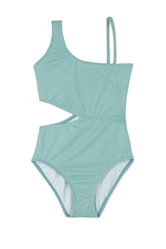Image of Gottex Kids Sparkles Side Cutout One Piece Swimsuit Chlorine Fade Resistant and Built-in UPF UV 50+ Protection