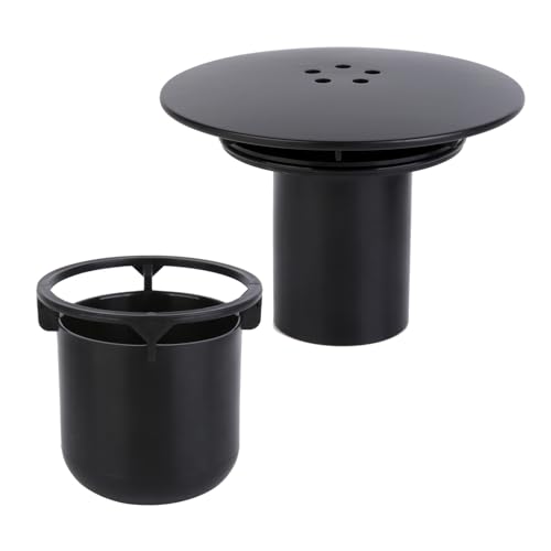 Shower Drain Cover, Yeelua Replacement Shower Trap Cover, Shower Hair Catchers, 115mm for 90mm Drain Outlet, Shower Plughole Cover, Shower Waste Trap Cover