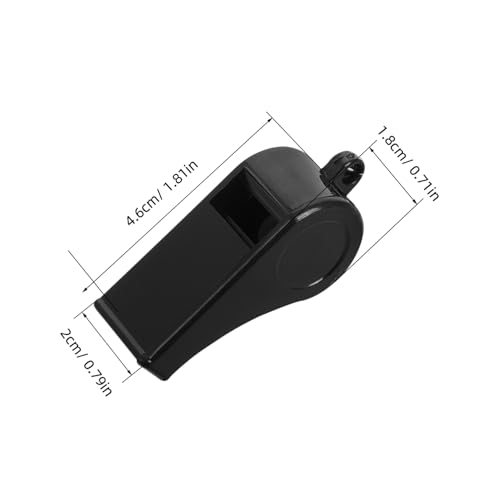 LIOOBO 2 silbatos deportivos ABS para árbitros y emergencia miniatura 2