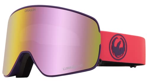 Dragon Unisex Snowgoggles NFX2 with Bonus Lens - Fade Pink with Lumalens Pink Ion + Lumalens Rose...