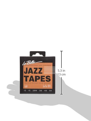 La Bella Jazz Tapes 800 L Black Nylon - Les Beatles, Paul McCartney, John Lennon, RIngo Starr, George Harrison La Bella Jazz Tapes 800 L Black Nylon – Image 4