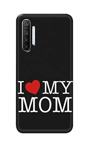 Image of PRINTFIDAA I Love My Mom Hard Back Cover for Realme XT /Realme X2 Back Cover -(P6) KAT1006