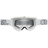 O'NEAL | Fahrrad- & Motocross-Brille | MX MTB DH FR Downhill Freeride | Erfüllt die Norm EN1939 für Motorradbrillen, UV-Schutz | VAULT Goggle Solid | Weiß | One Size