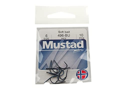 Prosciutto Mustad 496-BU-4-U10 Confezione da 10