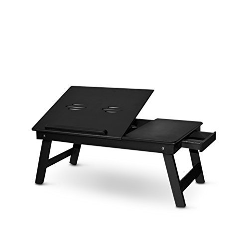 Vudy Wooden Portable Laptop Multipurpose Table/Study Table - Black (B08LSCCKQG) Amazon Price History, Amazon Price Tracker