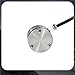 XBHLQAGHH 25mm Miniature Compression Load Cell Force Sensor for Silo Hopper Cargo Coil Heavy Duty Industrial Scales & Machinery(50KG)