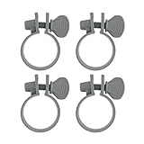 YOFHPT 4 Stück Ersatzteil Schlauchklemme, Schellen für Poolschlauch, Schlauch Schelle mit Griff, Schlauchbinder für Ø 32 mm Schläuche