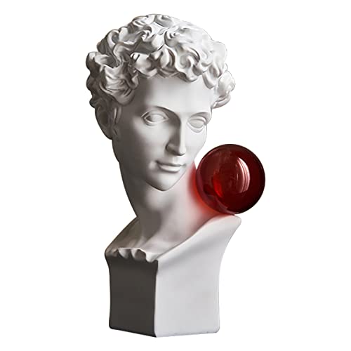 Homeemoh U11106682 White Ancient Greek Figure Statue Bust cover