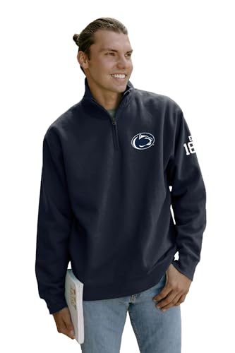 Sudadera azul cómoda unisex que soluciona el frío casual de media cremallera 2