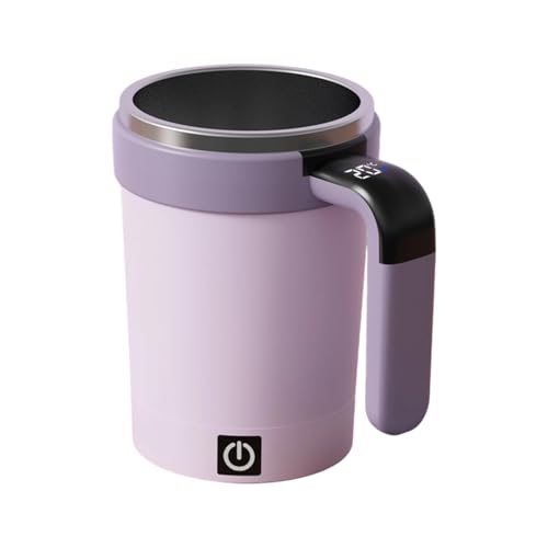 Zktfyshk Taza mezcladora de proteínas con carga USB, mezclador portátil para gimnasio, reemplazo de comidas, taza agitadora