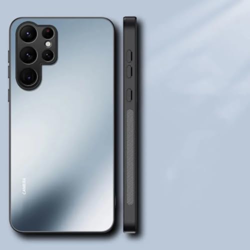 Coque Rigide S23 Plus Mate Bleue avec Anneau pour Vos Trajets Quotidiens