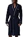 Price comparison product image BOSS Mens Kimono BM Cotton-jersey dressing gown with piping and logo