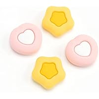 GeekShare Cute Silicone Joycon Thumb Grip Caps, Joystick Cover
