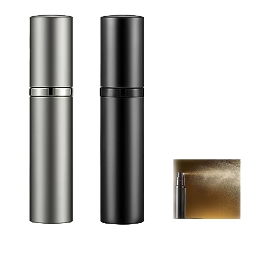 12 Stück Sprühflaschen, 12 Ml, Schwarz – Nachfüllbar, Auslaufsicher, Für Parfüm & Kosmetik