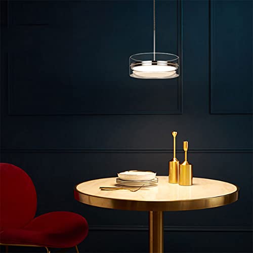 Suspension en verre transparent pour sublimer vos dîners en salle à manger