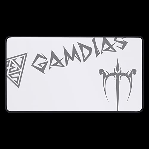 Image of ZEUS GAMDIAS Mechanical Gaming White Keyboard and Mouse Combo Wired RGB LED Backlit 60% & 12800 DPI Ergonomic Mouse for Windows PC Desktop Gamers & Large Mouse Mat ( Tenkeyless Keyboard Mouse Set)