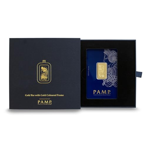 24K Fine Gold 10 gram PAMP Suisse Lady Fortuna Bar Pendant