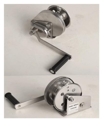 Tirfor manual de acero inoxidable 1600LBS para bote o ATV miniatura 3