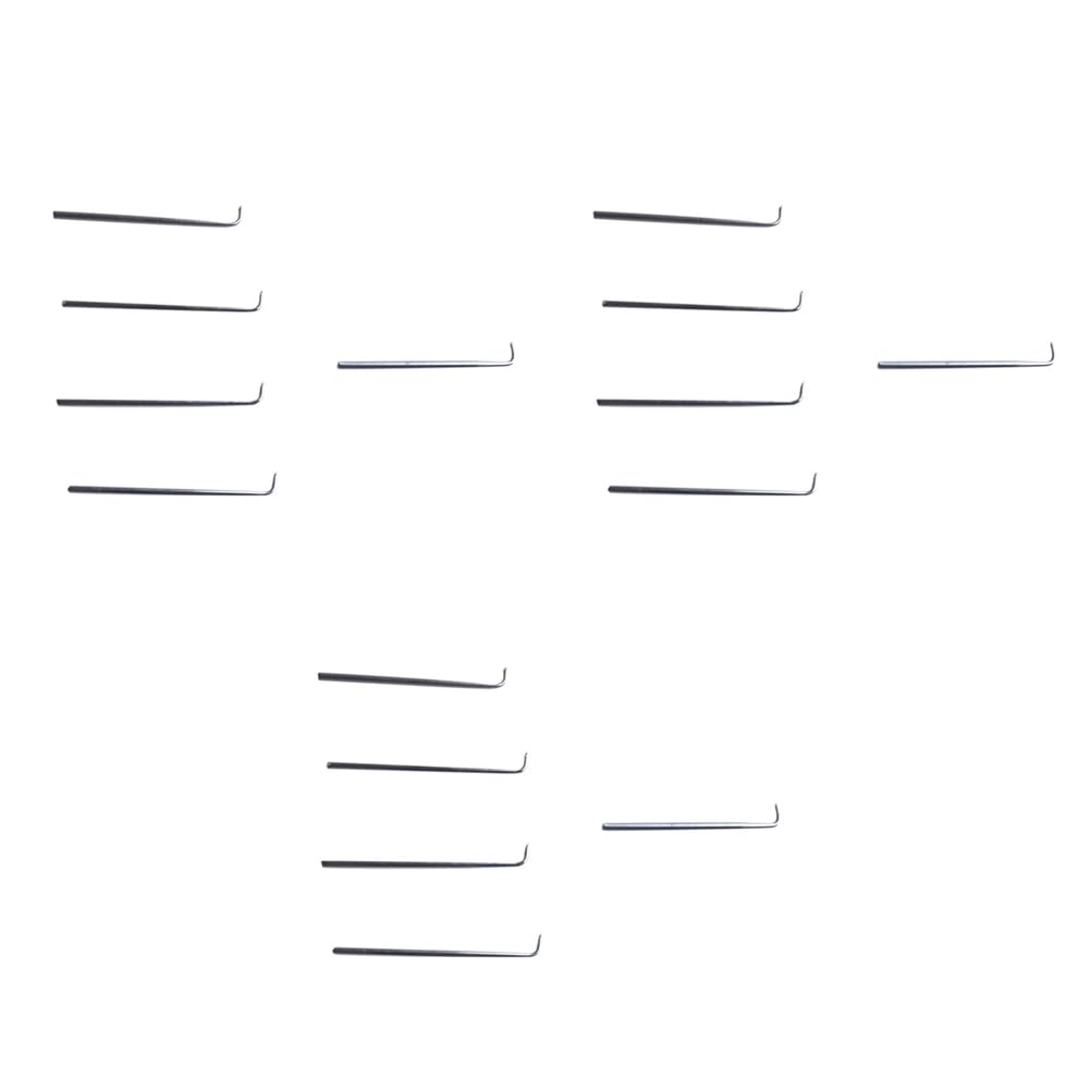 Jnchdghwa 15Pcs Wig Hair Extension Hook Ventilating Needle for Wig Making Crochet Hook Tools Repair Lace Wigs Hook Needle