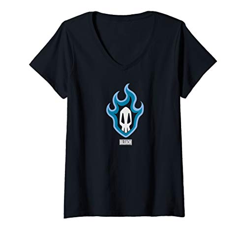 Womens bleach soul reaper symbol v-neck t-shirt