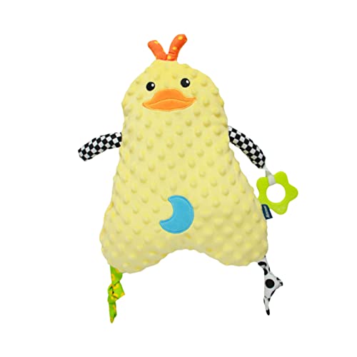 Abaodam Toalla de Confort para Dormir Arruga Botines Mantas Muselina Juguetes Shower para Recien Nacido muñeca de Animales de Shower Chupete de Bebe Gorro