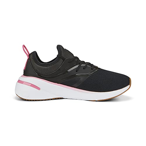 PUMA PUMA Women's Forever XT Gymnastics Shoe, Black White Sunset Pink, 10.5