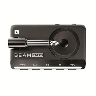 PRO STUDIO GUITAR TONE ON THE GO: Delivers premium Blackstar amp sound for electric, acoustic and bass guitar, straight to your headphones APP-CONTROLLED TONE SHAPING: Use the BEAM app (iOS & Android) to control amps, cabs, mics and over 35 effects, ...