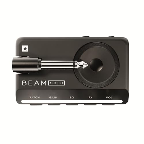 Blackstar Beam Solo Kopfhörer-Gitarrenverstärker – Bluetooth Pocket Smart Amp mit App-Steuerung, USB-C-Ladung, ISF-Tonregelung, integriertem Tuner & Effekten für E-, Akustik- und Bassgitarre