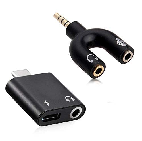 SHINOWHITE (Combo-2) Dual Audio Stereo Y Splitter Adapter, Male to 2 Port Female for Earphone, for Smartphone, Tablets. with 2-in-1 USB Type-C to 3.5MM (B0BD7FDYVW) Amazon Price History, Amazon Price Tracker
