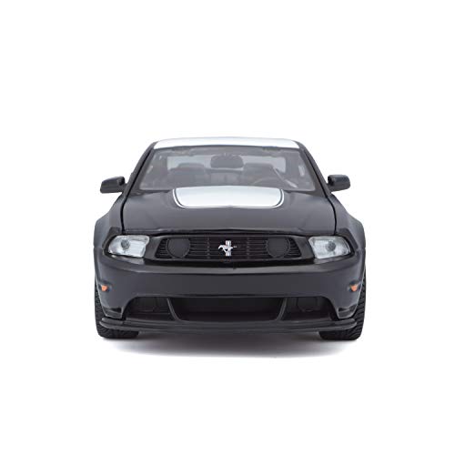Ford Mustang Maisto 1:24 Die-Cast Negro Mate miniatura 2