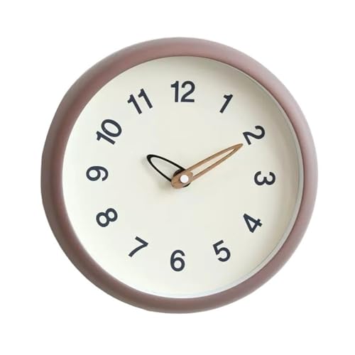 Horloge murale moderne minimaliste bois muet mode salon domestique