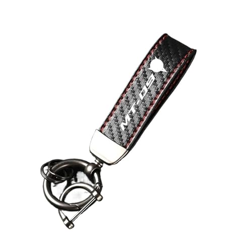 Llavero De Cuero Y Fibra Carbono para Motocicleta para Yam&AHA MT01 MT09 MT07 MT10 MT03 MT 01 09 07 03 10 MT 01 MT 10 MT 03(Style G)